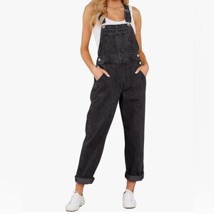 Blackwash Denim Overalls